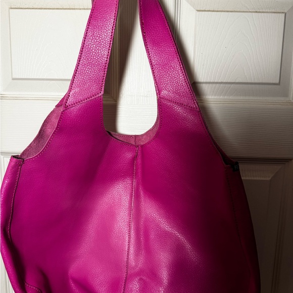 Easton Vibrant Pink Hobo Bag - Picture 4 of 9